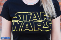 Star Wars Logo Girlie T-Shirt black (Star Wars)