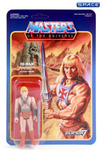 Complete Set of 4: MOTU ReAction Figures - Wave 1 (Masters of the Universe)