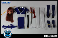 1/6 Scale blue Fighting Girl Set