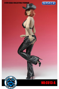 1/6 Scale black Sexy Cowgirl Clothing Set