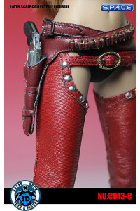 1/6 Scale red Sexy Cowgirl Clothing Set