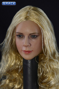 1/6 Scale female Head D003 - curly blonde hair