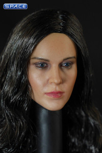 1/6 Scale female Head D004 - curly black hair