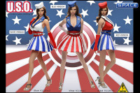 1/6 Scale white U.S.O. Cosplay Clothing Set