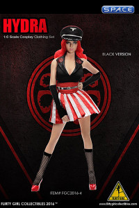 1/6 Scale black Hydra Cosplay Clothing Set