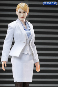1/6 Scale Office Lady white Business Suit