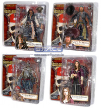 4er Komplettsatz : POTC - Curse of the Black Pearl Serie 3