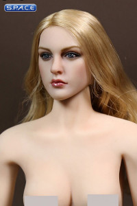 1/6 Scale European / American Female Head Sculpt (blonde)