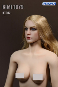 1/6 Scale European / American Female Head Sculpt (blonde)