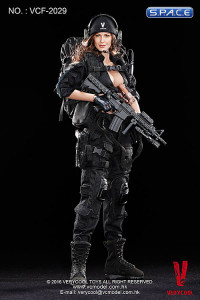 1/6 Scale Female Shooter - Black Version