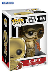 C-3PO Gold Chromed Pop! Vinyl Bobble-Head #64 (Star Wars: The Force Awakens)
