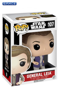 General Leia Pop! Vinyl Bobble-Head #107 (Star Wars: The Force Awakens)
