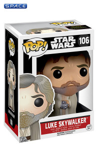 Luke Skywalker Bearded Pop! Vinyl Bobble-Head #106 (Star Wars: The Force Awakens)