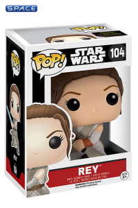 Rey Battle Pose Pop! Vinyl Bobble-Head #104 (Star Wars: The Force Awakens)