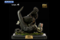 Kong fighting V-Rex Mini Statue (Kong)