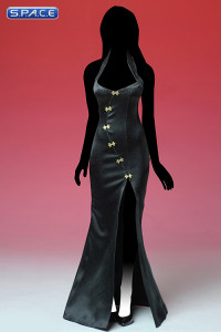 1/6 Scale black Cheongsam Dress Set