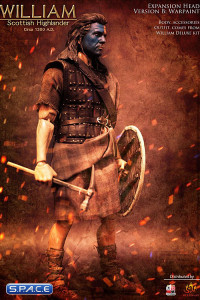 1/6 Scale Scottish Highlander William Head - warpaint Version