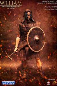 1/6 Scale Scottish Highlander William Head - warpaint Version