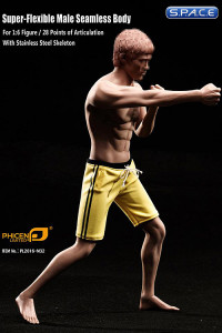 1/6 Scale Seamless Asian Male Body with Pants M32 (Super-Flexible)