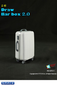 1/6 Scale white Travel Trolley draw bar box 2.0