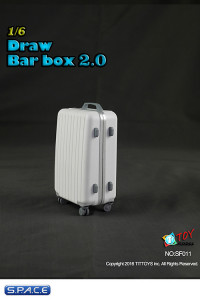 1/6 Scale white Travel Trolley draw bar box 2.0