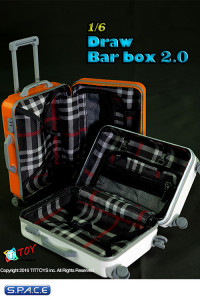 1/6 Scale orange Travel Trolley draw bar box 2.0