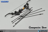 1/6 Scale Compound Bow with 8 Arrows