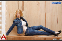 1/6 Scale blue Female Denim Set