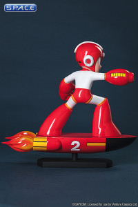 Megaman on Item 2 Statue (Megaman)