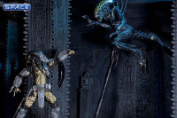 Battle Damaged Celtic Predator vs. Battle Damaged Grid Alien 2-Pack (Alien vs. Predator)