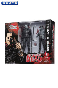 Negan & Glenn 2-Pack SDCC 2016 Exclusive - b&w Version (The Walking Dead)