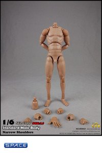 1/6 Scale Standard Male high Body 2.0 - narrow Shoulders