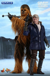 1/6 Scale Han Solo and Chewbacca Movie Masterpiece Set MMS376 (Star Wars: The Force Awakens)