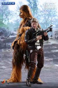 1/6 Scale Han Solo and Chewbacca Movie Masterpiece Set MMS376 (Star Wars: The Force Awakens)