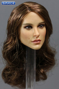 1/6 Scale European / American Female Head Sculpt (brunette)