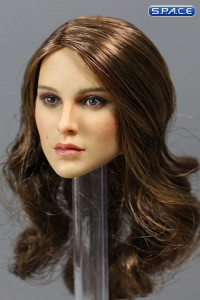 1/6 Scale European / American Female Head Sculpt (brunette)