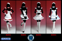 1/6 Scale black Maid Outfit Set