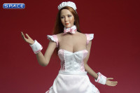 1/6 Scale pink Maid Outfit Set