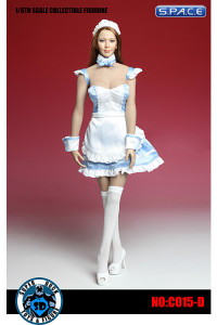 1/6 Scale blue Maid Outfit Set