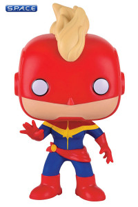 Exclusive Captain Marvel masked Pop! Vinyl Bobble-Head #154 (Marvel)