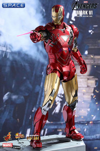 1/6 Scale Iron Man Mark VI Movie Masterpiece MMS378D17 Diecast Series (The Avengers)