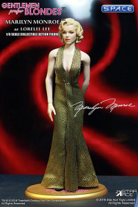 1/6 Scale Marilyn in Gold Dress (Gentlemen Prefer Blondes)