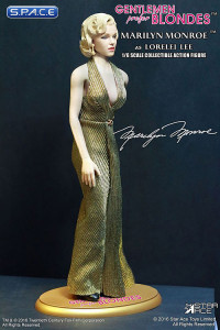 1/6 Scale Marilyn in Gold Dress (Gentlemen Prefer Blondes)