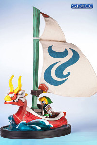 Link on the King of Red Lions Statue (The Legend of Zelda: The Wind Waker)