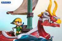 Link on the King of Red Lions Statue (The Legend of Zelda: The Wind Waker)