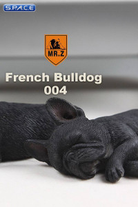 1/6 Scale black French Baby Bulldogs