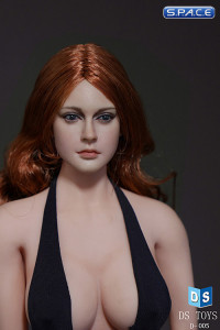 1/6 Scale female Head D005 - curly red hair