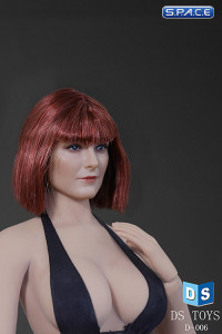 1/6 Scale female Head D006 - red hair