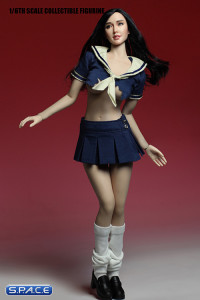 1/6 Scale Used Highshool Outfit blue