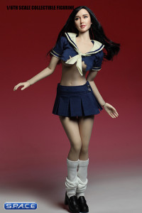 1/6 Scale Used Highshool Outfit blue